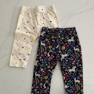 Baby gap baby girl leggings 3-6